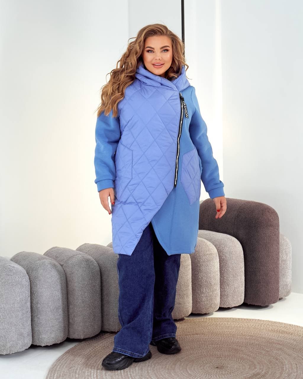 Жіночий демісезонний теплий кардиган смарагдового кольору